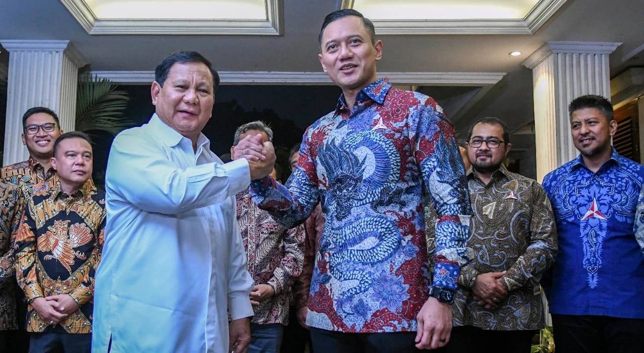 AHY Puji Kinerja Apik Prabowo Subianto Saat Menangani Covid-19