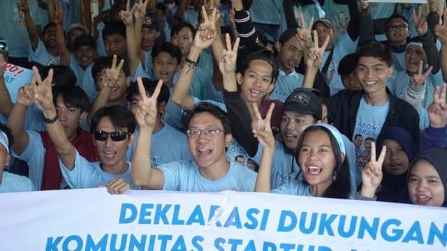 Para Pelaku Startup Mantapkan Hati Dukung Duet Prabowo-Gibran Presiden