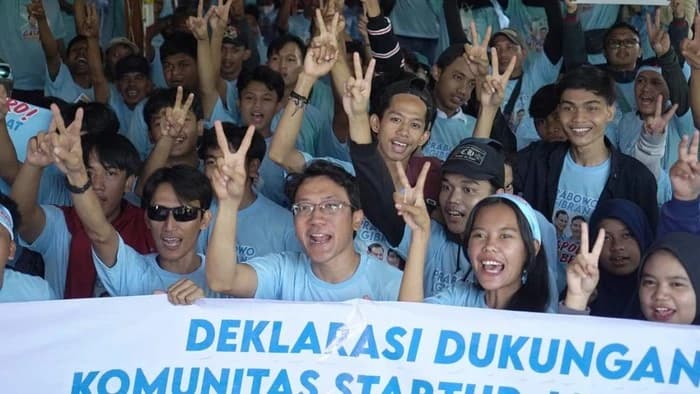 Para Pelaku Startup Mantapkan Hati Dukung Duet Prabowo-Gibran Presiden