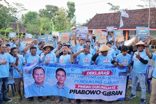 Para Petani Jawa Tengah Pendukung Ganjar Putar Arah Mendukung Prabowo
