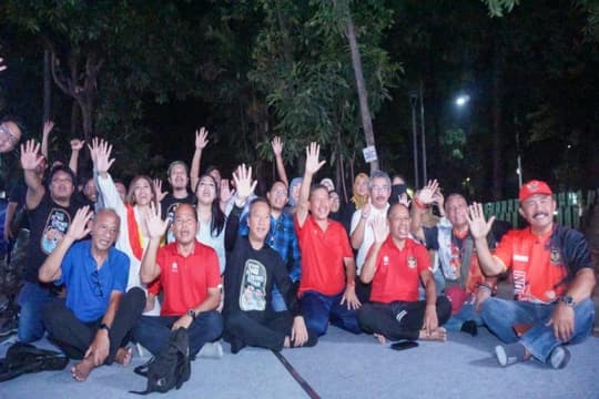 Legenda Sepak Bola Indonesia Kompak Dukung Prabowo Pada Saat Nobar U-17