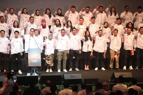 Pemuda Pemudi Mendukung Prabowo Sebagai Penerus Negeri