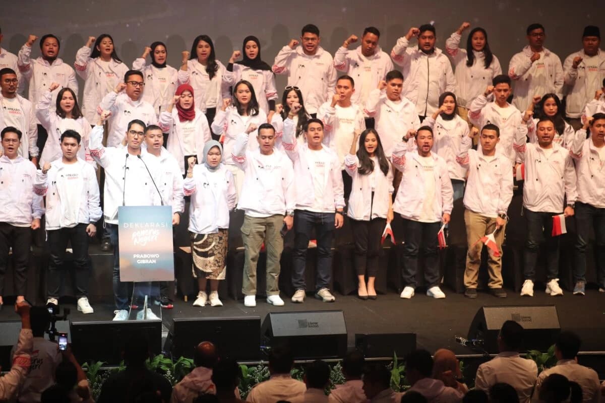 Pemuda Pemudi Mendukung Prabowo Sebagai Penerus Negeri