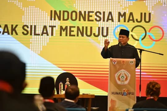 Sepak Terjang Prabowo Subianto di Ikatan Pencak Silat Indonesia