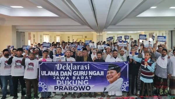 Guru Ngaji dan Para Ulama Jawa Barat Sepakat Dukung Prabowo Subianto