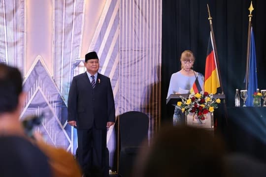 Sebagai Perwakilan Indonesia Menhan Prabowo Subianto Hadiri Perayaan Hari Nasional Jerman