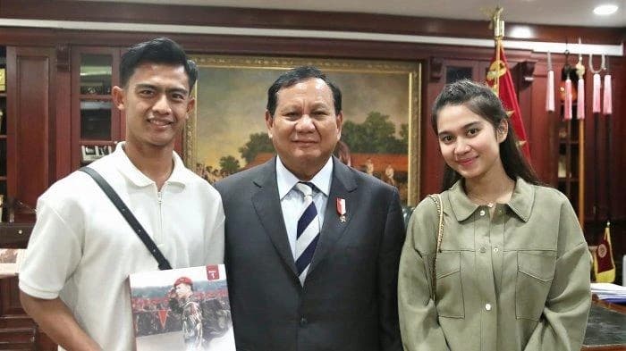 Prabowo Sambut Pratama Arhan Dengan Sukacita Setelah Berhasil Bawa Timnas Lolos Piala Asia
