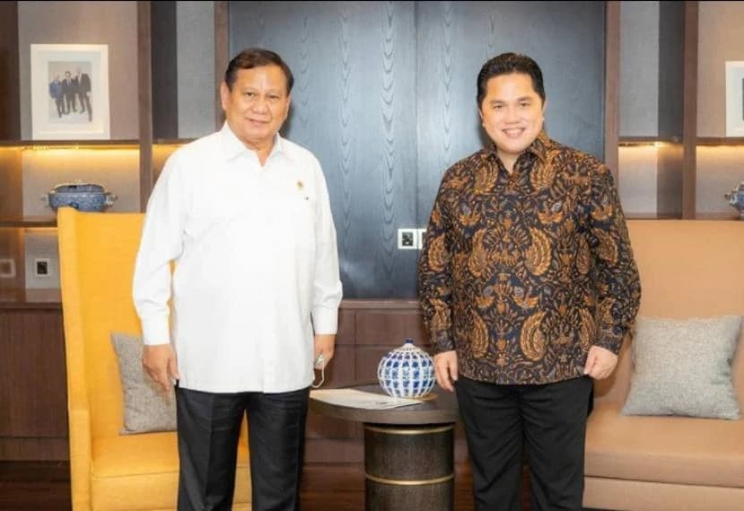 Menelisik Cawapres Andalan Prabowo, Erick Thohir Paling Ideal ?