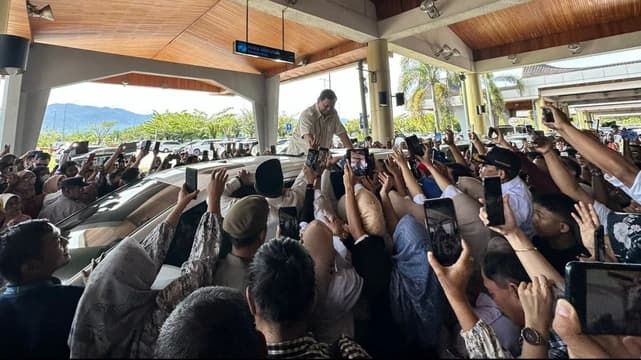 Pekik Teriakan Prabowo Presiden Bergemuruh di Ranah Minang