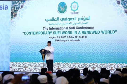 Para Ulama Apresiasi Prabowo Atas Terlaksananya Muktamar Sufi Internasional