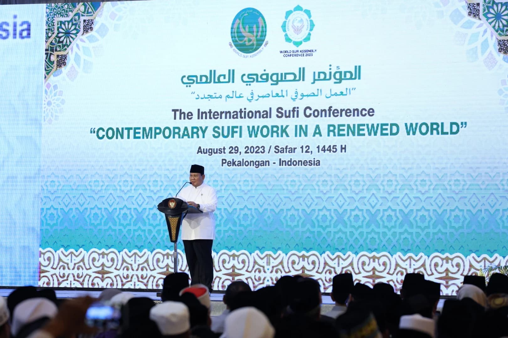 Para Ulama Apresiasi Prabowo Atas Terlaksananya Muktamar Sufi Internasional