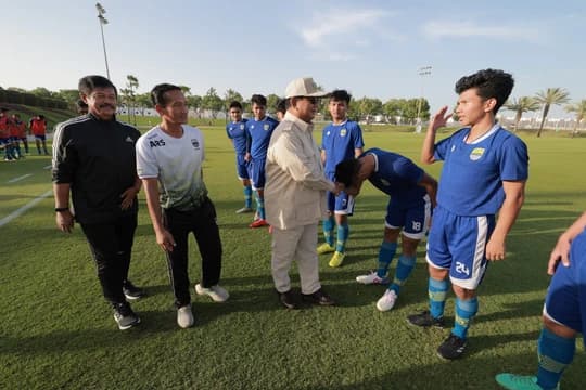 Kepedulian Prabowo Untuk Sepak Bola Indonesia