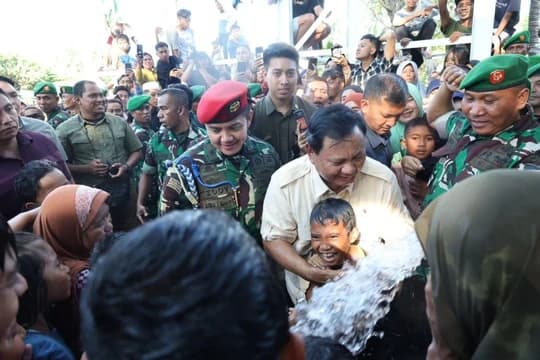 Berkunjung ke Jogjakarta, Prabowo Resmikan Belasan Titik Sumur Bor