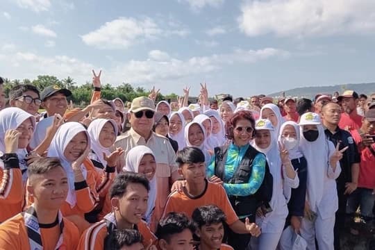 Datang Ke Pangandaran Prabowo Siap Pinang Susi Pudjiastuti Jadi Cawapres