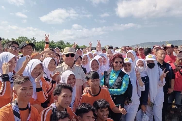 Datang Ke Pangandaran Prabowo Siap Pinang Susi Pudjiastuti Jadi Cawapres