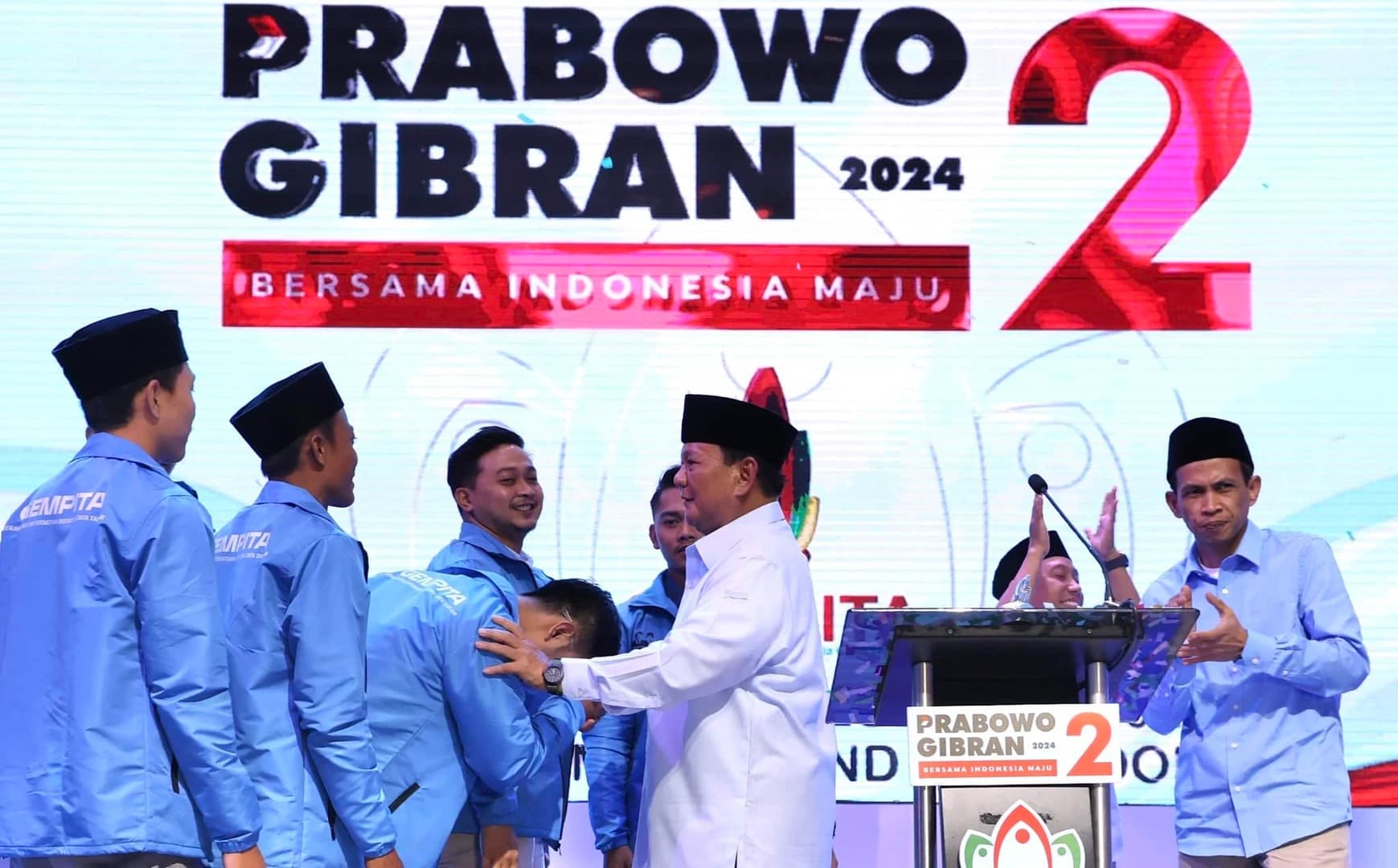 Semangat Deklarasi Organisasi Islam Gempita untuk Prabowo-Gibran