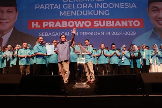 Keuntungan Partai Gelora Menangkan Prabowo Subianto