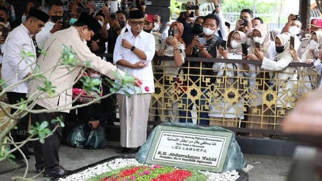 Ramalan Gus Dur soal Prabowo Presiden