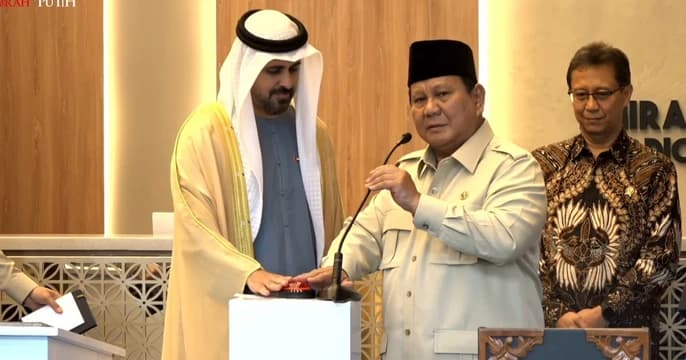 33535 presiden prabowo subianto meresmikan rumah sakit kardiologi emiratesindonesia rs kei di surakarta