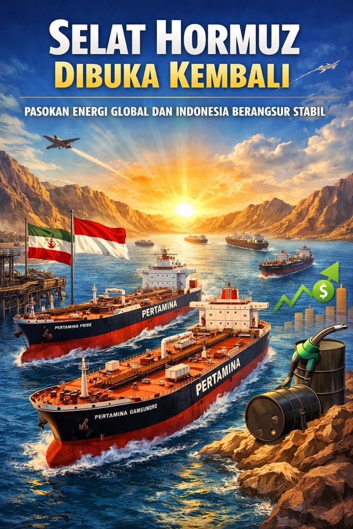 Sebagai salah satu jalur paling vital bagi perdagangan minyak global, Selat Hormuz memiliki peran strategis yang tidak tergantikan.