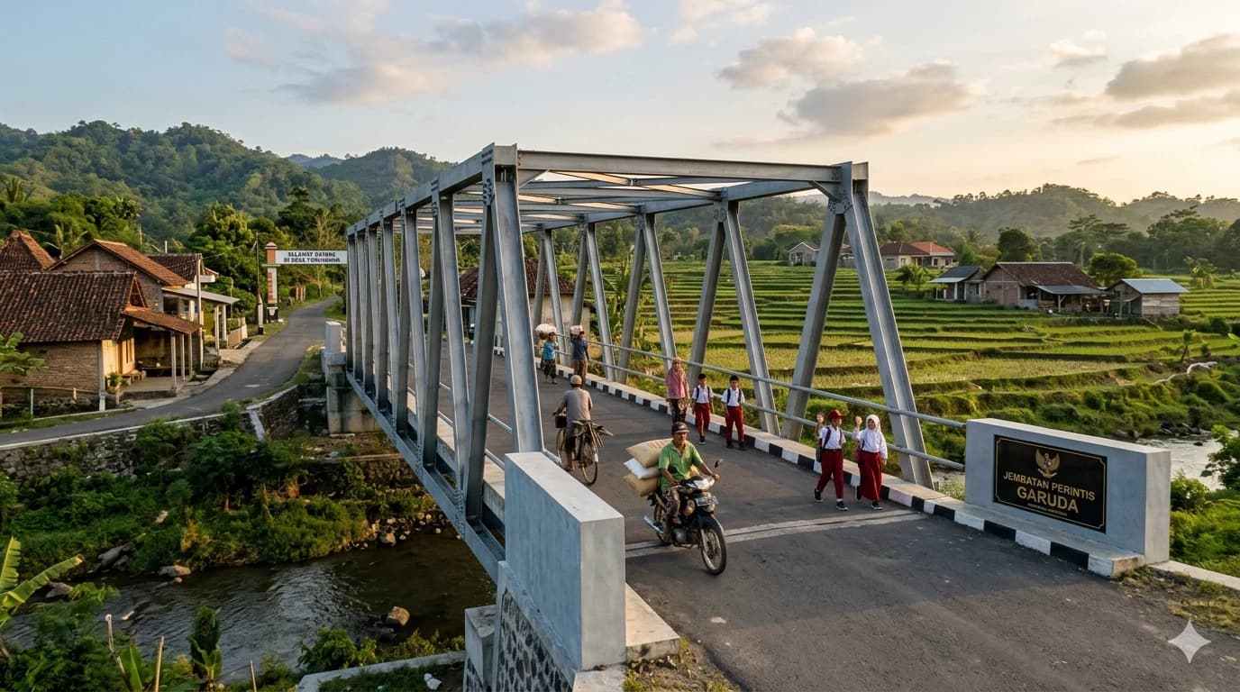 etelah lebih dari lima tahun terisolasi secara praktis, warga di tiga desa kini kembali terhubung, dan perubahan itu terasa nyata.
