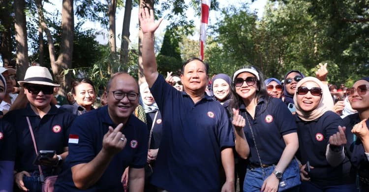 Prabowo Subianto Ikut Meriahkan 17-an di Amerika Serikat