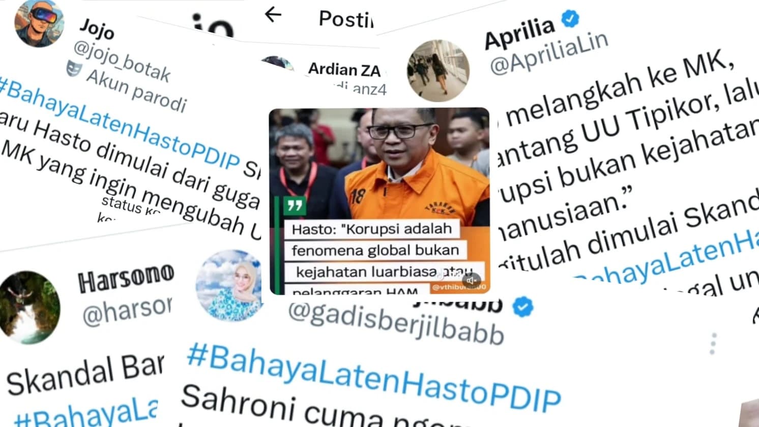 Pernyataan Kontroversial Hasto Picu Tagar #BahayaLatenHastoPDIP, Publik Kian Tegas Dukung Pemerintahan Bersih Presiden Prabowo