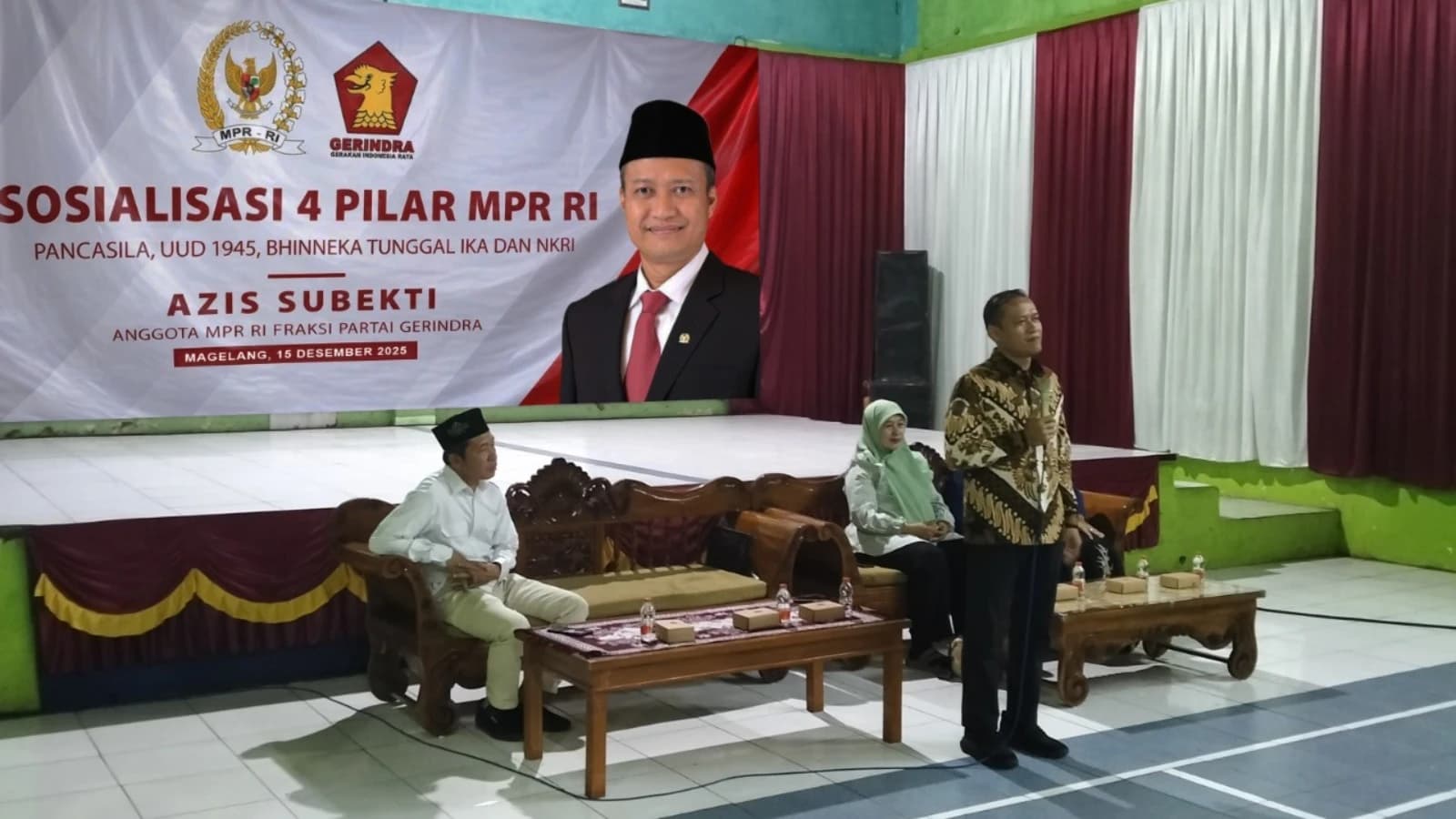 Azis Subekti dalam Sosialisasi 4 Pilar di Magelang