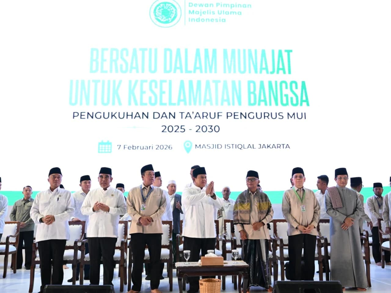 Ia menegaskan bahwa sepanjang sejarah peradaban manusia, bangsa yang berhasil dan makmur adalah bangsa yang mampu menjaga perdamaian, dan perdamaian hanya dapat terwujud dengan persatuan para pemimpin agama dan pemerintahan.