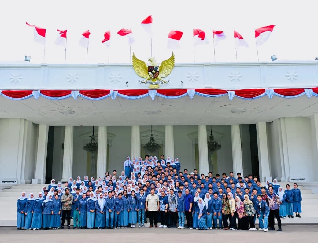 Bertemu Langsung Presiden Prabowo, Ratusan Pelajar Jabar Rasakan Pengalaman Berkesan di Istana