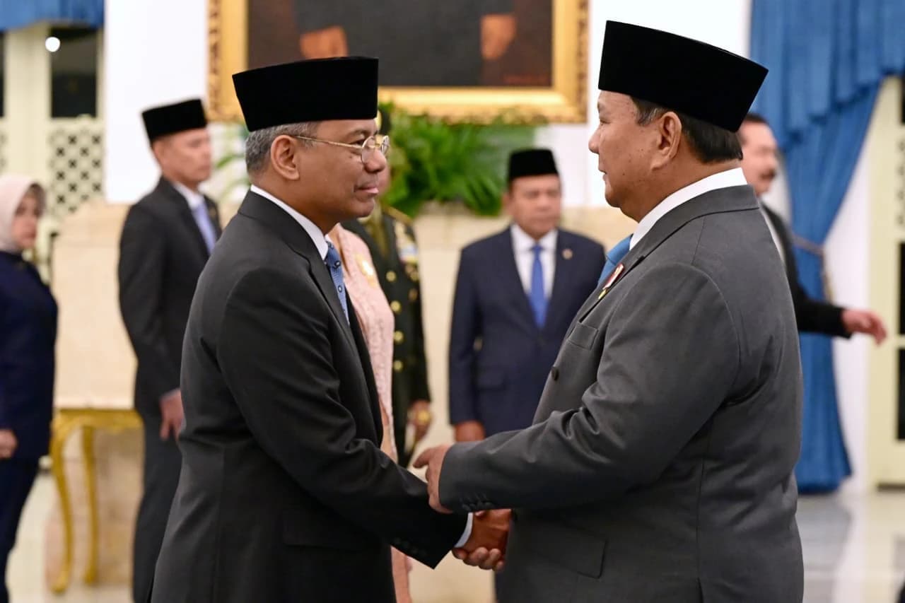 Presiden Prabowo Subianto melantik Suahasil Nazara sebagai Menteri Keuangan Kabinet Merah Putih. Pelantikan dilaksanakan di Istana Negara, Jakarta, pada Senin, 14 September 2026. Pelantikan ini berdasarkan Keputusan Presiden RI Nomor 97/P Tahun 2026 tentang Pemberhentian dan Pengangkatan Menteri Keuangan Kabinet Merah Putih dalam Sisa Masa Jabatan Periode Tahun 2024-2029.